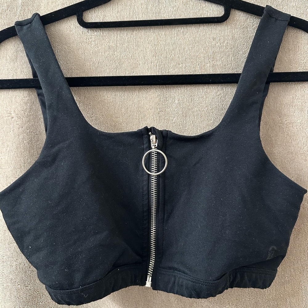 Good American crop top/sports bra